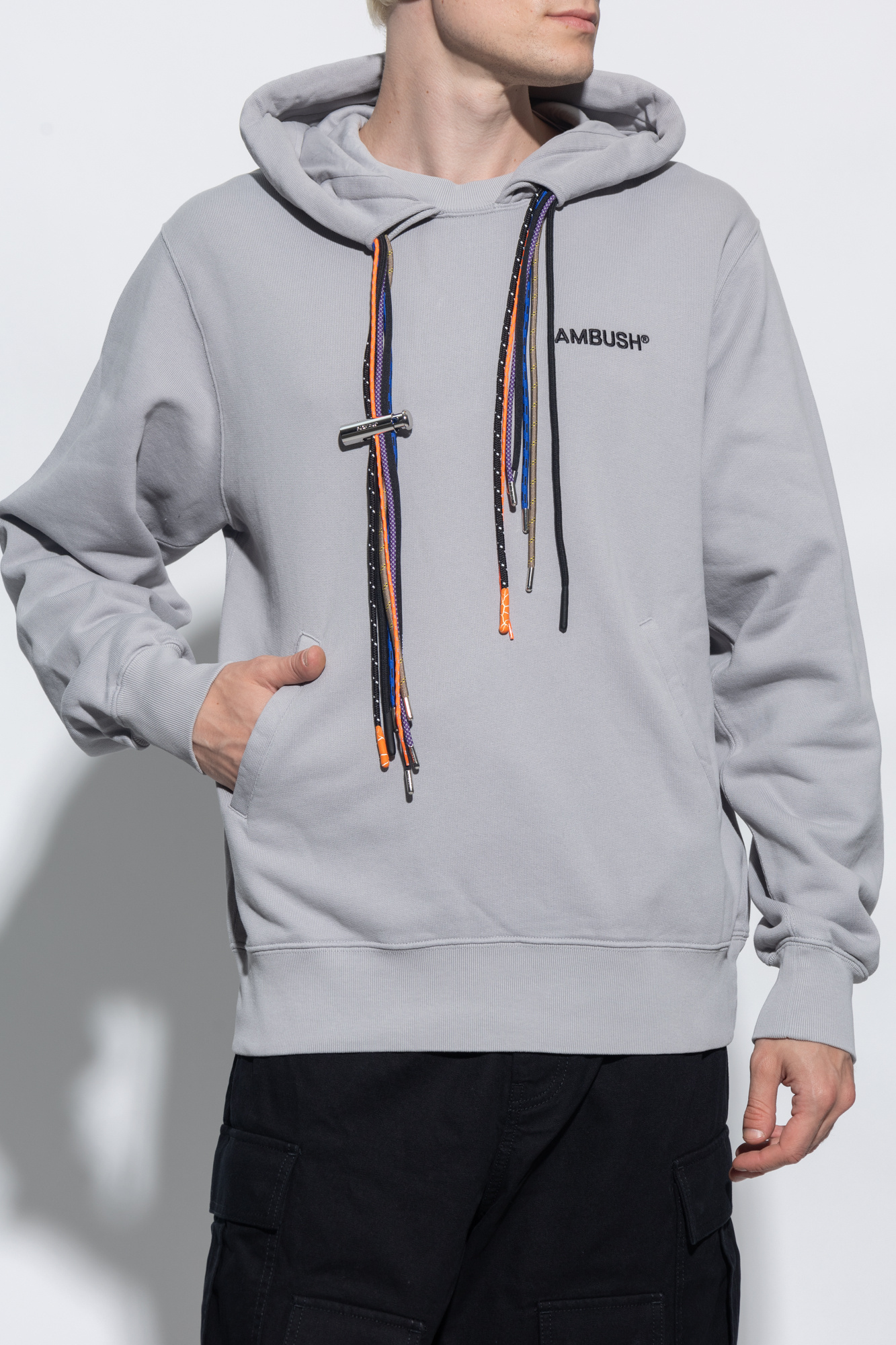 Ambush Hoodie with logo Men s Clothing Vitkac